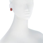 Choice of Gemstone with Champagne Diamond Stud Earrings