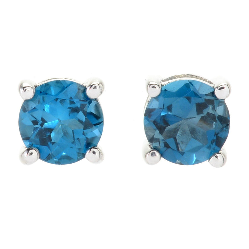 Choice of Gemstone Stud with Jackets Earrings
